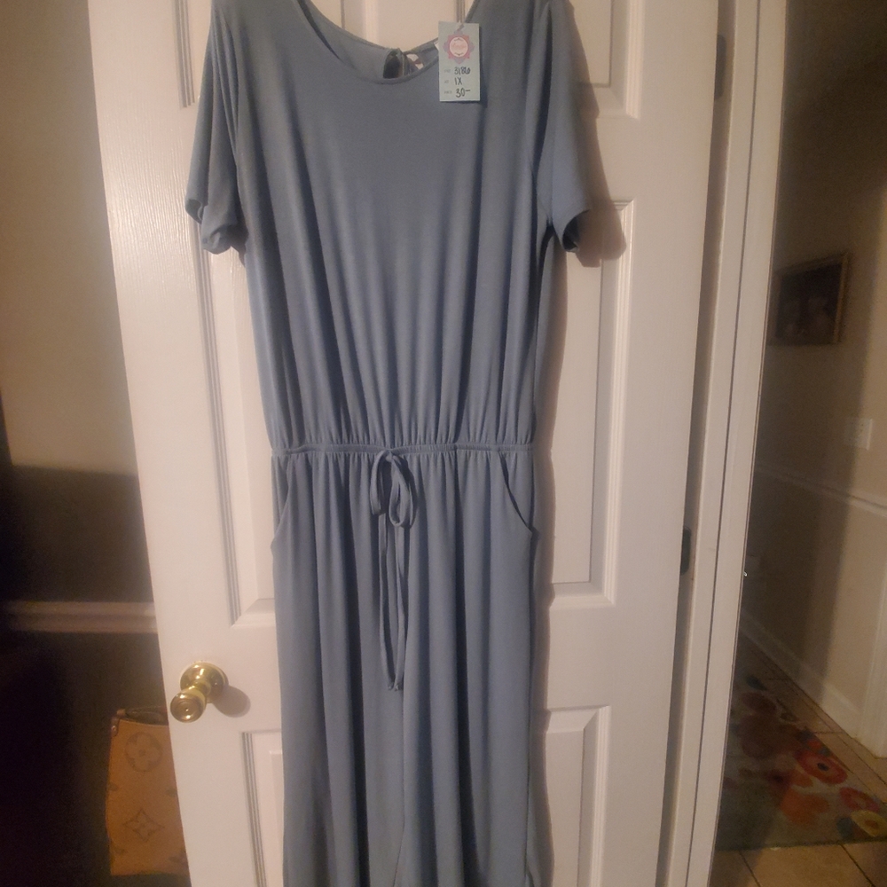 Pants Jumpsuit. Blue